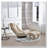 Upholstered  Chair with Ottoman
