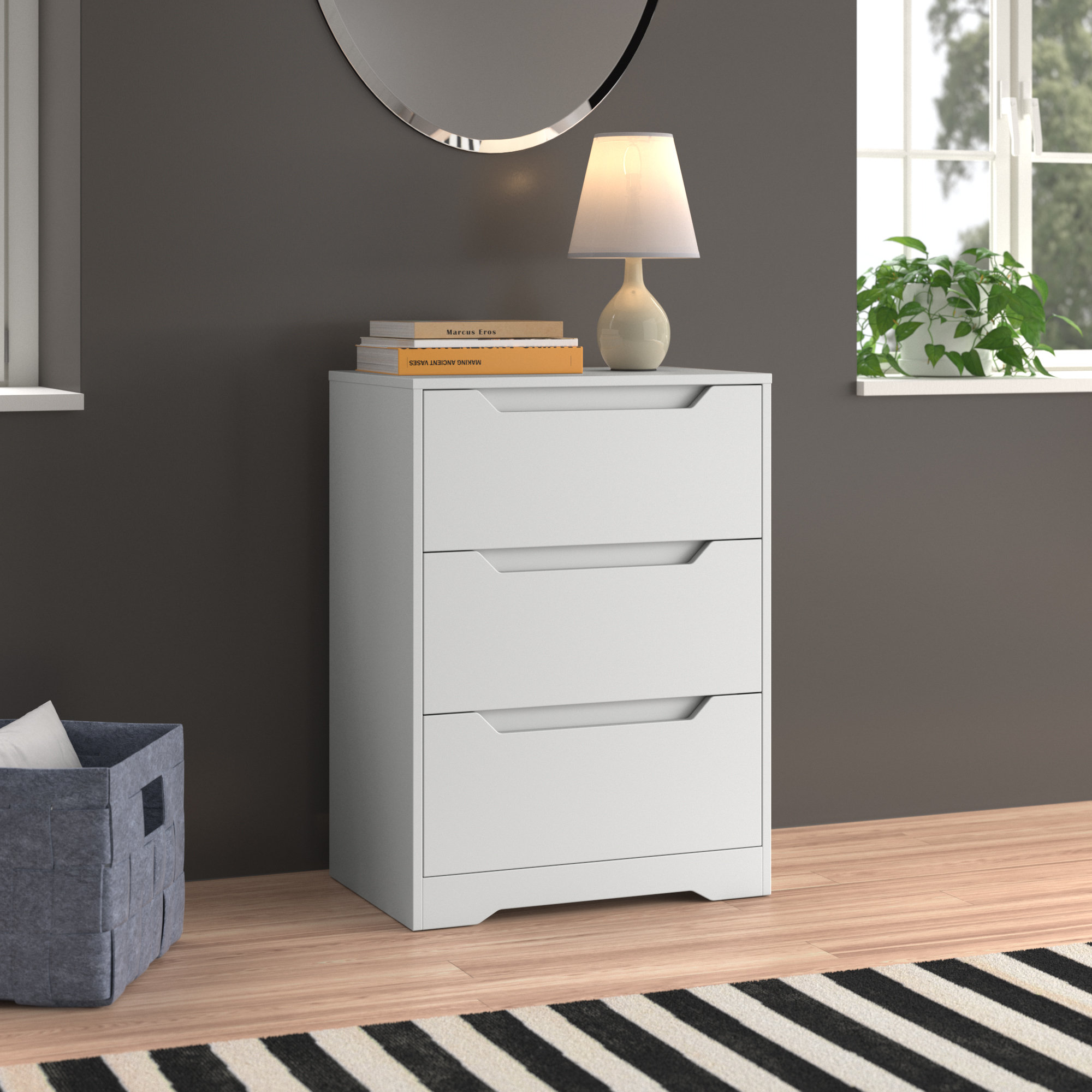 Zipcode Design™ Hartsell 3 Drawer 23.6