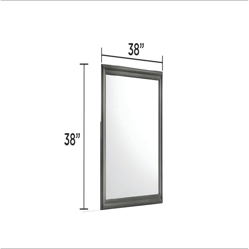 Miroir Blaze, Gris
