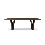 Marcon Dining Table 96"-Dark Espresso Reclaimed French Oak