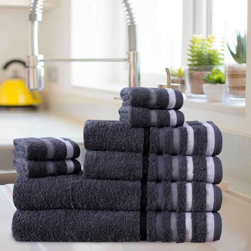 100% Cotton Mulit-Size Set, Charcoal