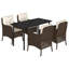 Ensemble repas avec coussins en rotin Vidaxl-100545448-103087972-103087973