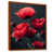 Toile avec cadre flottant brun