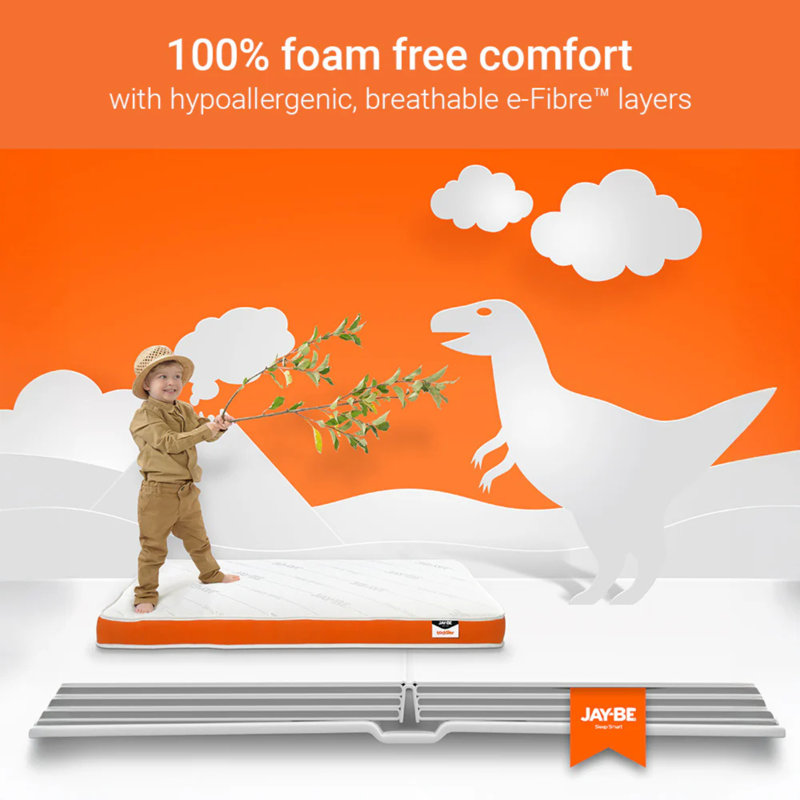 Jay-Be Toddler Foam Free Sprung Mattress - Suitable for 2+ years of age