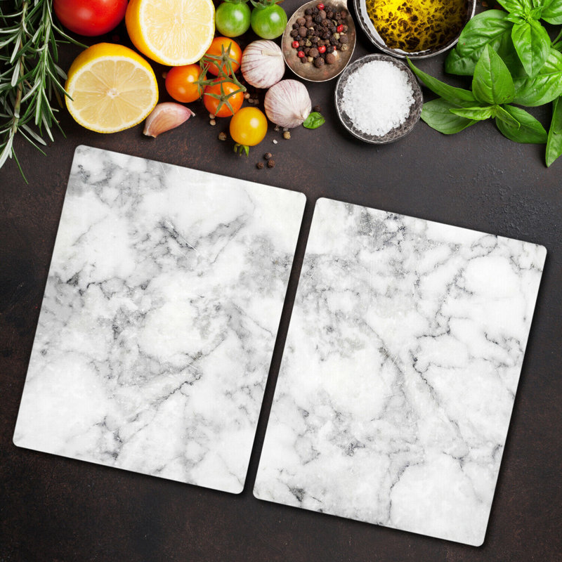 Reno Tempered Glass Chopping Board, 52cm x 40cm