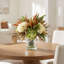 Assorted Hydrangea and Heather Fall Arrangement