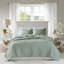 Ensemble de literie réversible en microfibre pour grand lit double