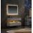 48" Floating Bathroom Vanity, Engineered Stone Top, 2 Soft-Close Drawers, Night Light, White/Green Finish-1779919237