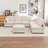 Miller 7 - Piece Upholstered L-Shaped Sectional With Storage Ottoman-742480396