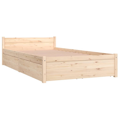 Bed Frame with Drawers