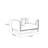 Simple business modern light luxury sofa