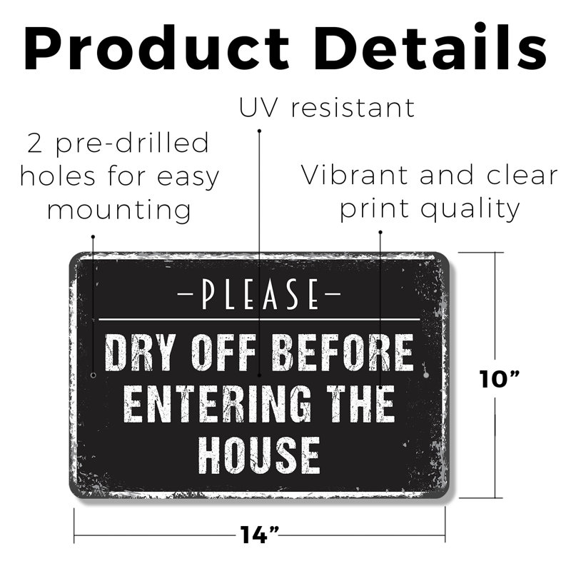 Séchage avant d'entrer en plastique 13 po x 20 po, H 10 po x l 14 po x P 0,1 po