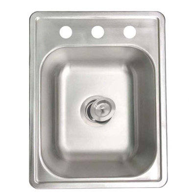 22'' L Single Bowl Stainless Steel Kitchen Sink
