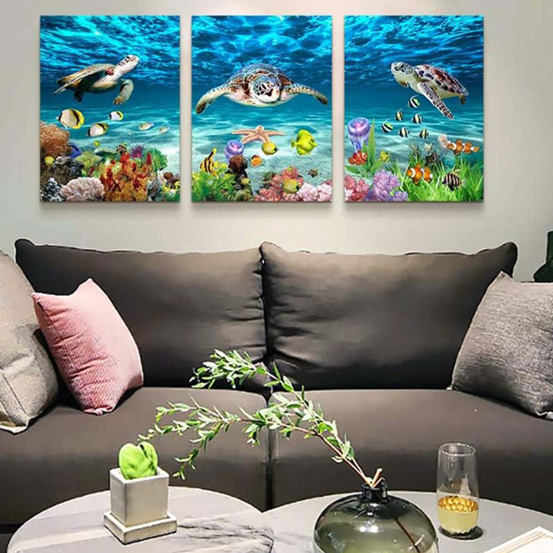 3 Piece Wrapped Canvas Wall Art