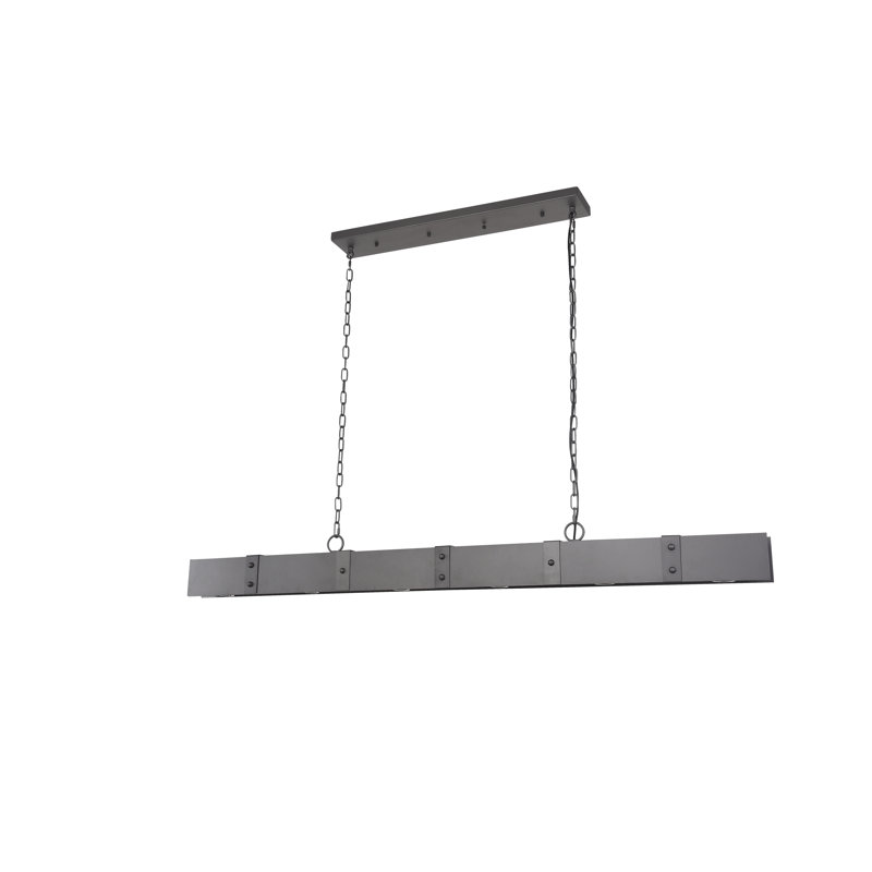 Lustre linéaire moderne à 6 lumières Baldwin