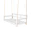 Structure de lit de jour de balançoire de véranda en bois pour patio, banc de balançoire de jardin avec 4 cordes de suspension-937573505