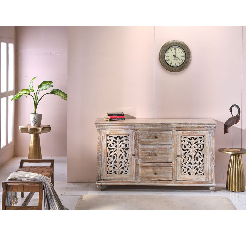 Jarrahne Three Drawer Wood Bremen
