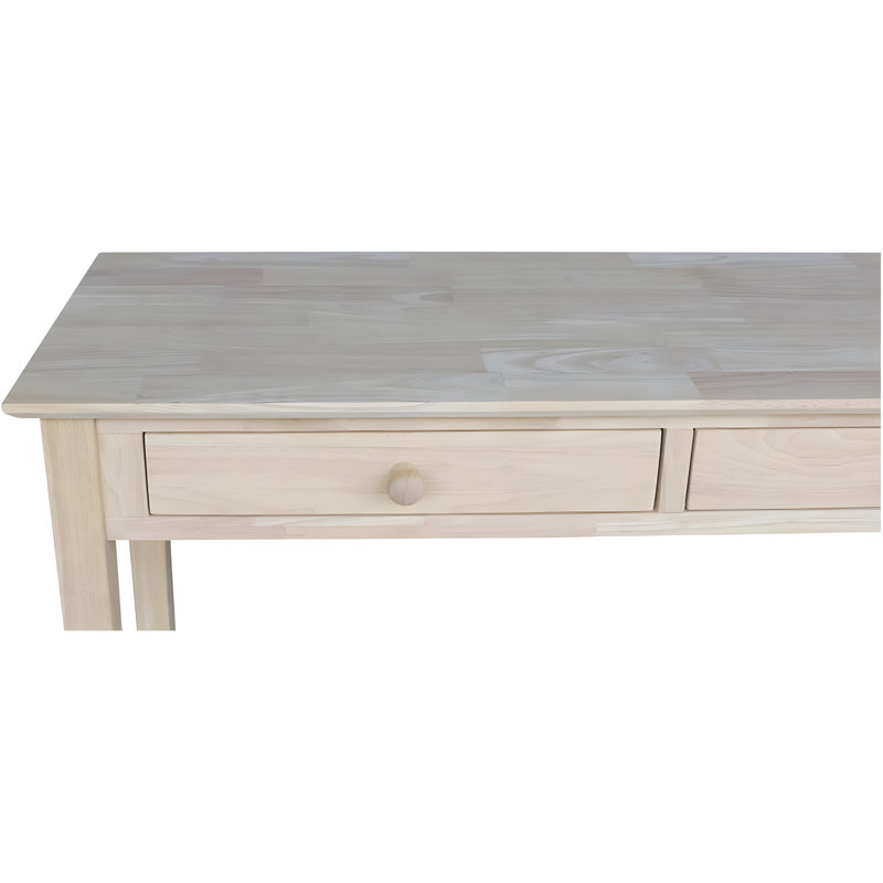 Solid  Server With Drawers And Shelf, Unfinished Diy Furniture For Custom Paint Or Stain