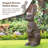 28"H MGO Oversized Bronze Standing Rabbit Statue