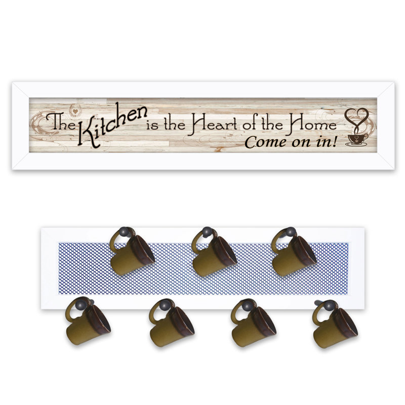 Handmade Farmhouse Food & Beverage Wall Decor on Wood, White