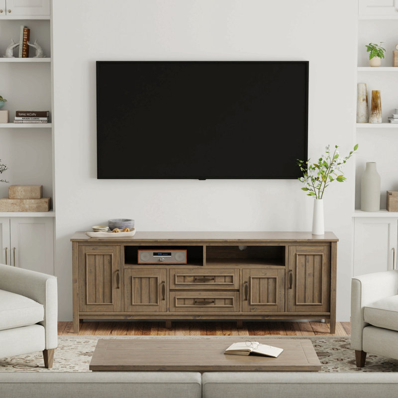 Meuble télé 72 po - Brun fumé