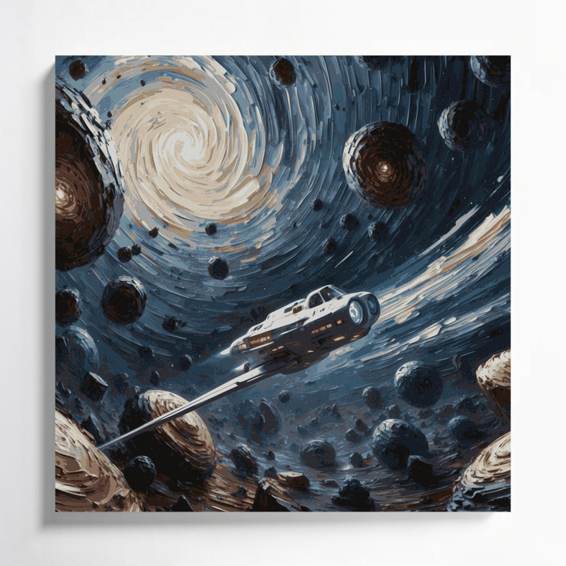 Art mural en toile Sci Fi