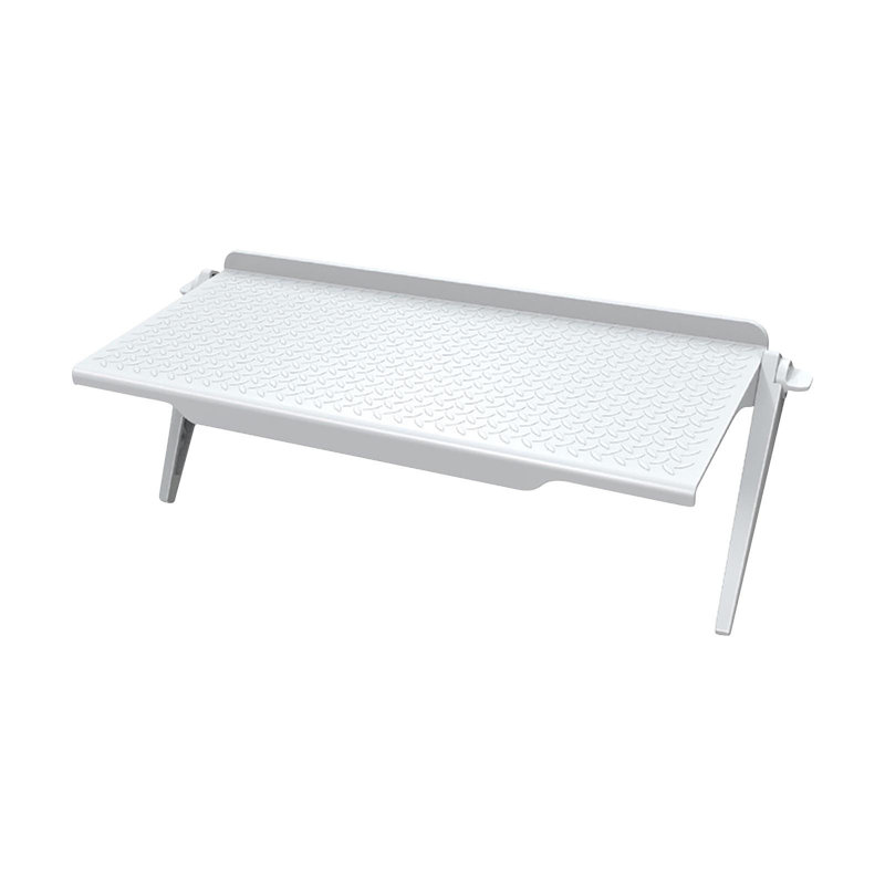 Rack Punch - Support d'ordinateur pour téléviseur en plastique - Support de boîte de rangement pour écran, support de bureau d'ordinateur, tablette de bureau en métal