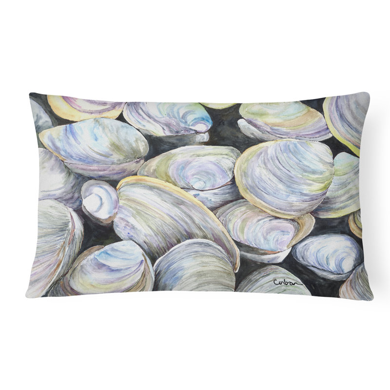 Coussin décoratif intérieur/extérieur quahog