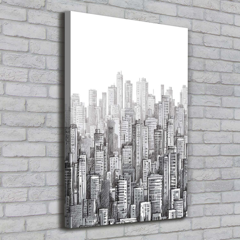 Skyscrapers - Wrapped Canvas Print