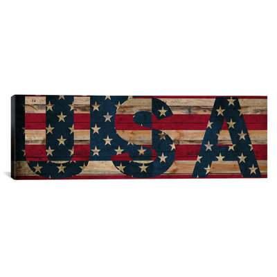 "flags u.s.a." , impression sur toile tendue