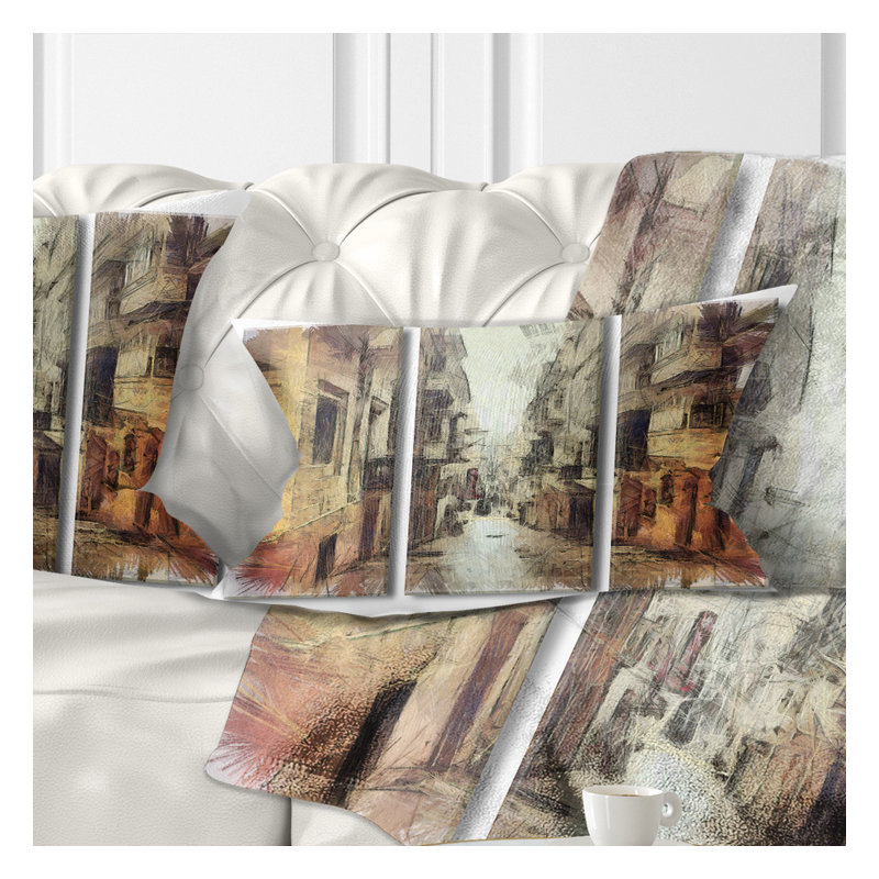 Coussin lombaire extensible à l'aquarelle