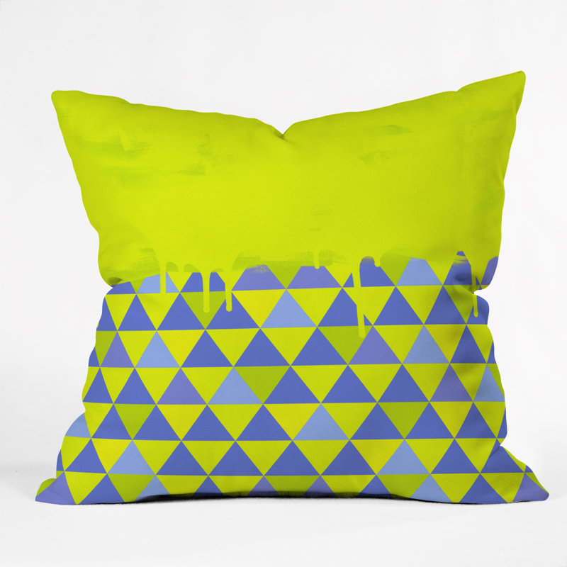 Jacqueline Maldonado Triangle Indoor/outdoor Throw Pillow, 26" x 26"