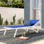 Chaise longue inclinable simple de 76 po de longueur Estas-25754409