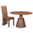 Rajna Round Solid Wood Dining Table