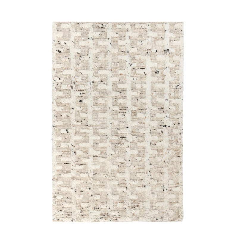 Kapala Handwoven Jute Blend Area Rug, Rectangle 5' x 8'