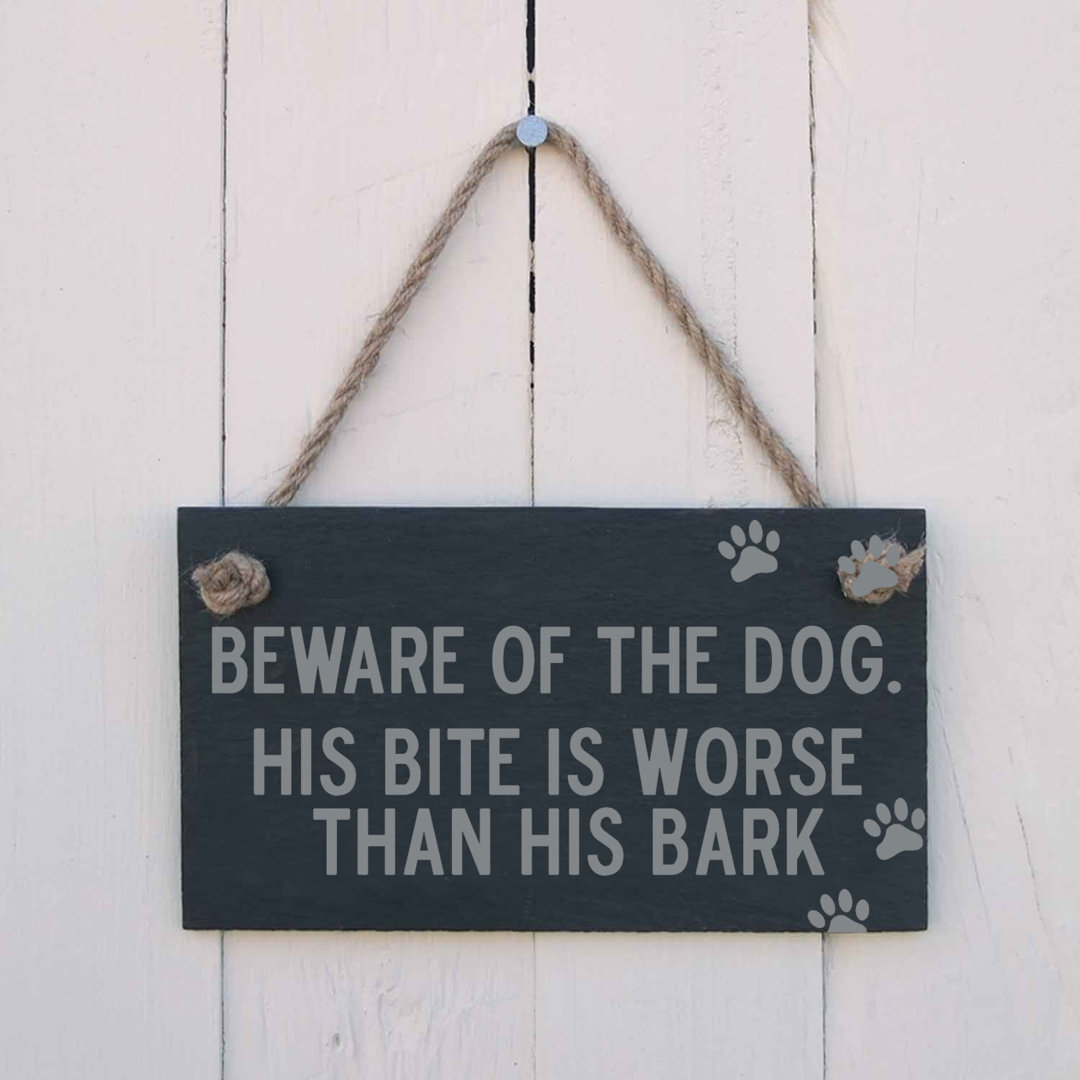 Beware of the Dog Sign