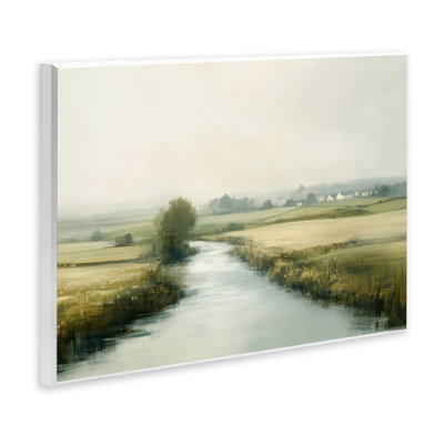 Mirror Of Calm Landscape Wall Plaque, design by Novae