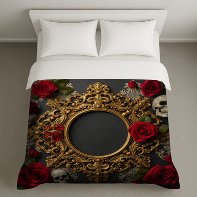 Ornate Gold Frame Duvet Covers