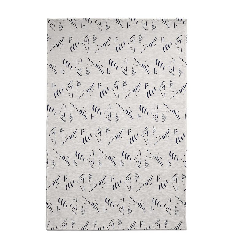 Safari Chenille Abstract Indoor Rug, Rectangle 4' x 6'