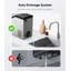 Comptoir de machine à glaçons WIE Nugget, 44 lb en 24 heures, machine à glaçons à granules autonettoyante, réservoir de 0,75 gallon et pelle inclus, machines à glaçons concassées pour la maison / le bureau / le bar / la fête, argent