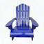 Solid Wood Children's Adirondack Chair - Blue-1664502160