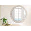 Huldar Glass Flat Wall Mirror
