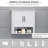 HOMCOM Medicine Cabinet