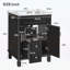 Meuble-lavabo 24 po avec lavabo, conception compacte, 2 tiroirs, tablette réglable pour les petites salles de bain-1638403135