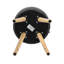 Sharmaine Rubber Wood Accent Stool