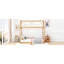 Lit simple en bois de pin