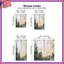 Forest Campfire Scene Window Curtains Campfire Sheer & Room Darkening - 2 Panels-1004795803-1004795805