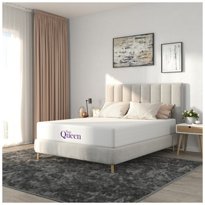 NapQueen 6 Inch Twin Size Memory Foam Mattress - Charcoal Infused for Spine Support, Medium Firm Feel for Stomach Sleepers