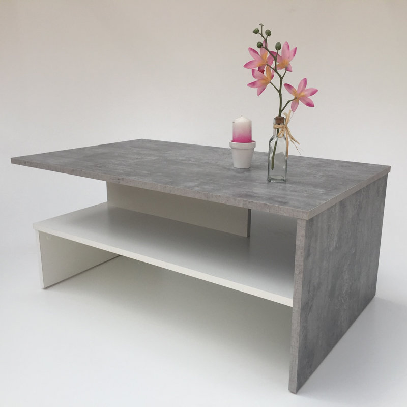 Couchtisch  Galesburg  SW - Nuss, Concrete
