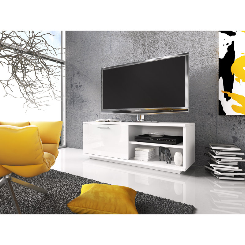 Maani Unfinished TV Stand for TVs up to 88" with Fireplace Included